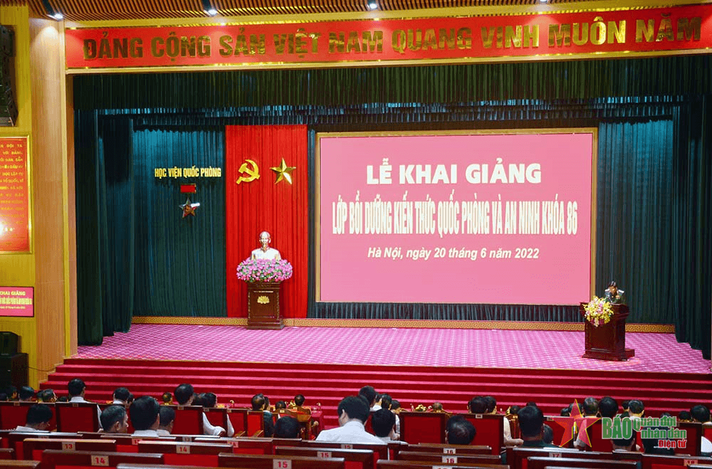 Học viện Quốc phòng khai giảng Lớp bồi dưỡng kiến thức quốc phòng và an ninh khóa 86