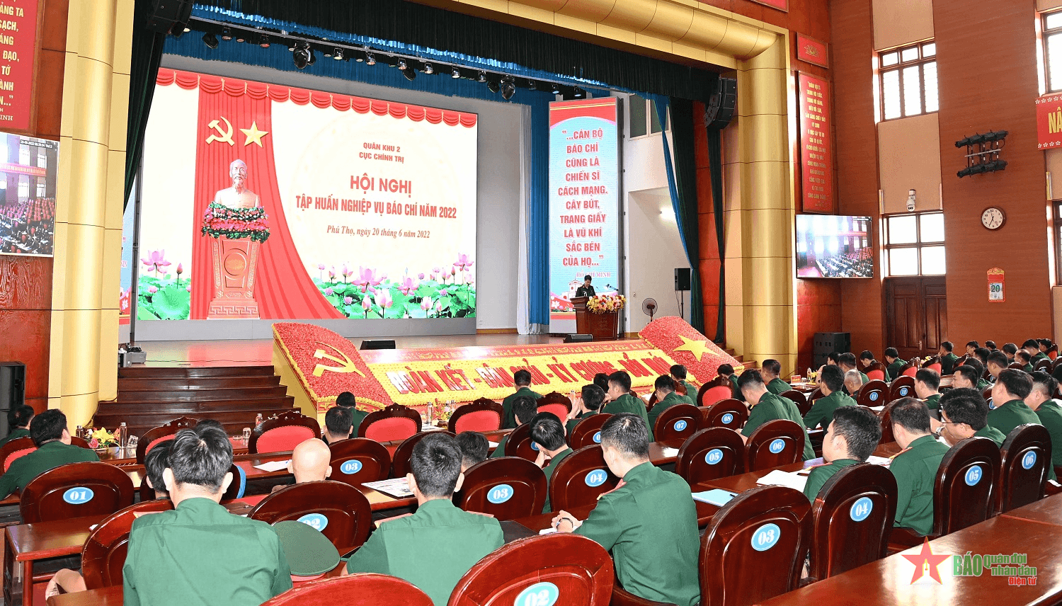 Quân khu 2 tập huấn nghiệp vụ báo chí năm 2022
