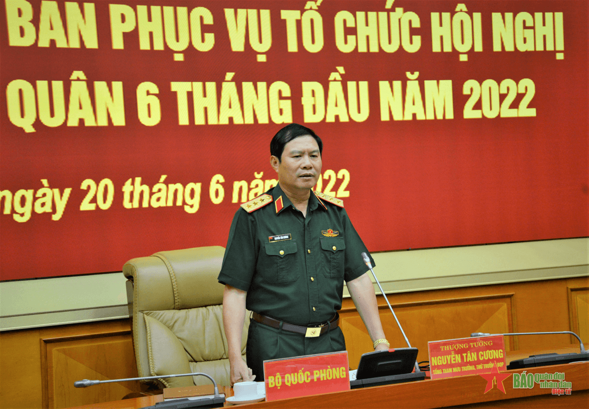 Làm tốt công tác chuẩn bị Hội nghị quân chính toàn quân 6 tháng đầu năm 2022