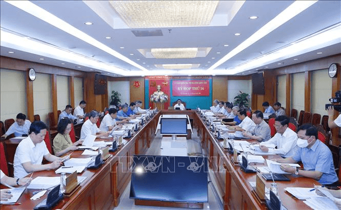 Thông cáo về Kỳ họp thứ 16, Ủy ban Kiểm tra Trung ương