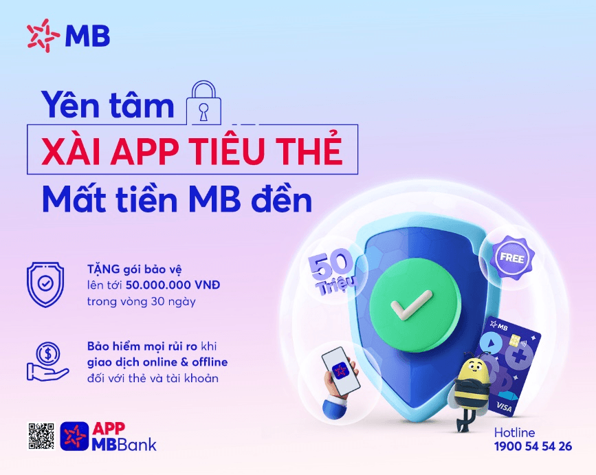 Ngân hàng Quân đội kích hoạt gói bảo vệ 50 triệu đồng trong 30 ngày cho khách hàng hiện hữu