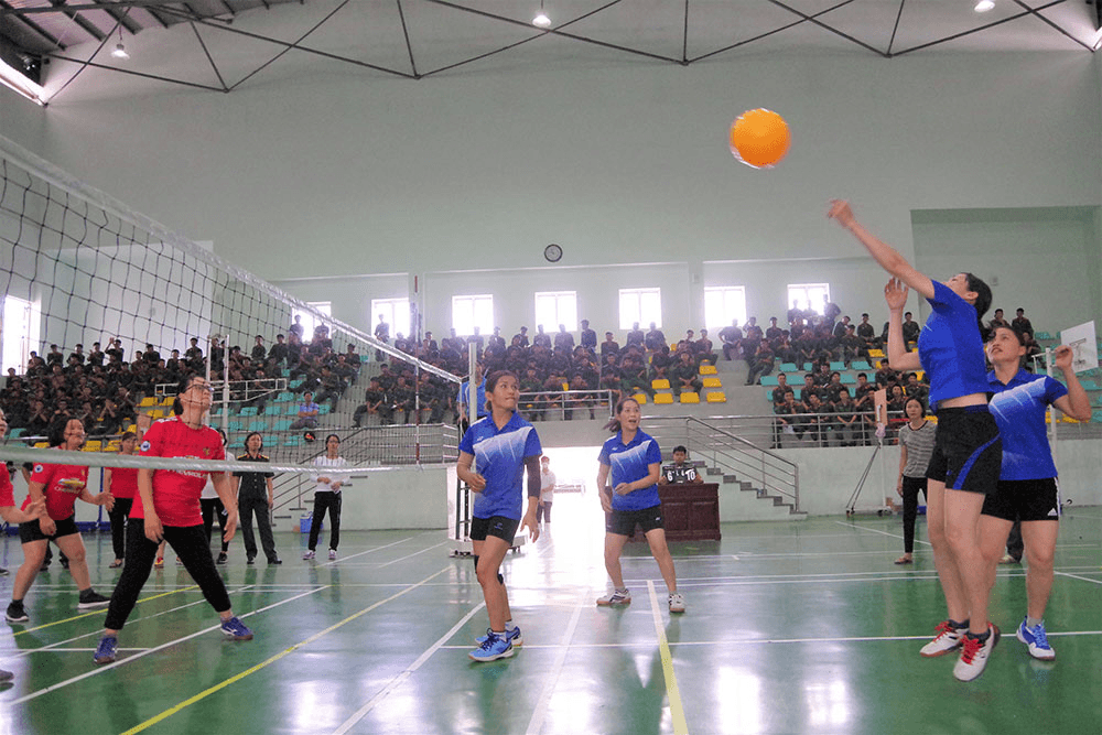 Trường Sĩ quan Thông tin tổ chức Hội thao thể dục thể thao Phụ nữ năm 2022