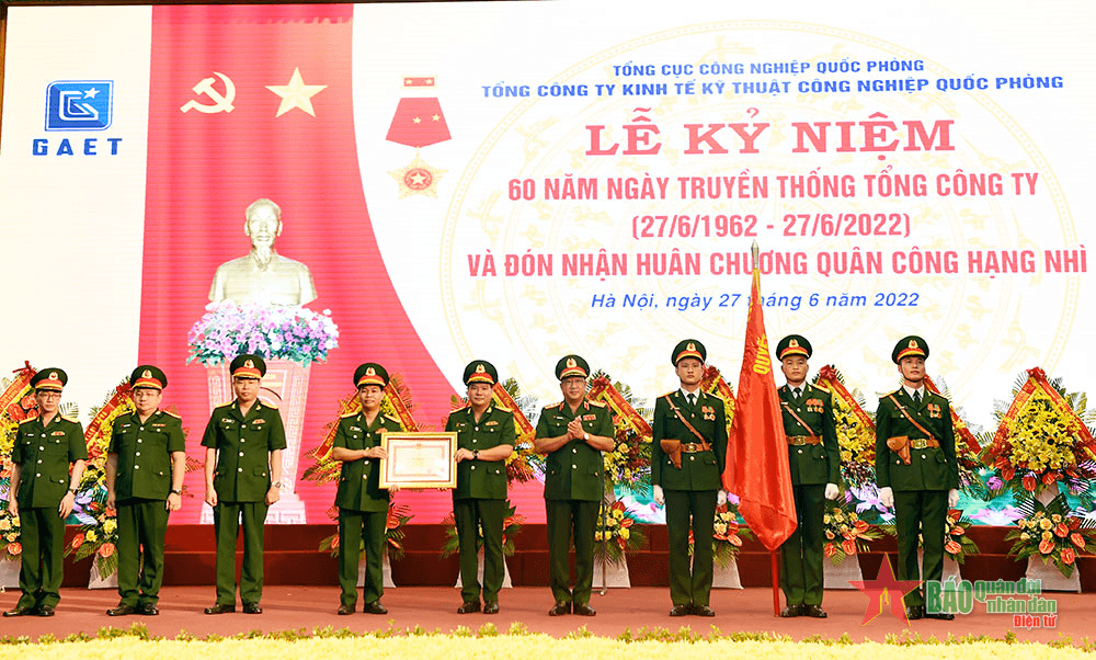 Thượng tướng Phạm Hoài Nam dự Lễ kỷ niệm 60 năm Ngày truyền thống Tổng công ty GAET