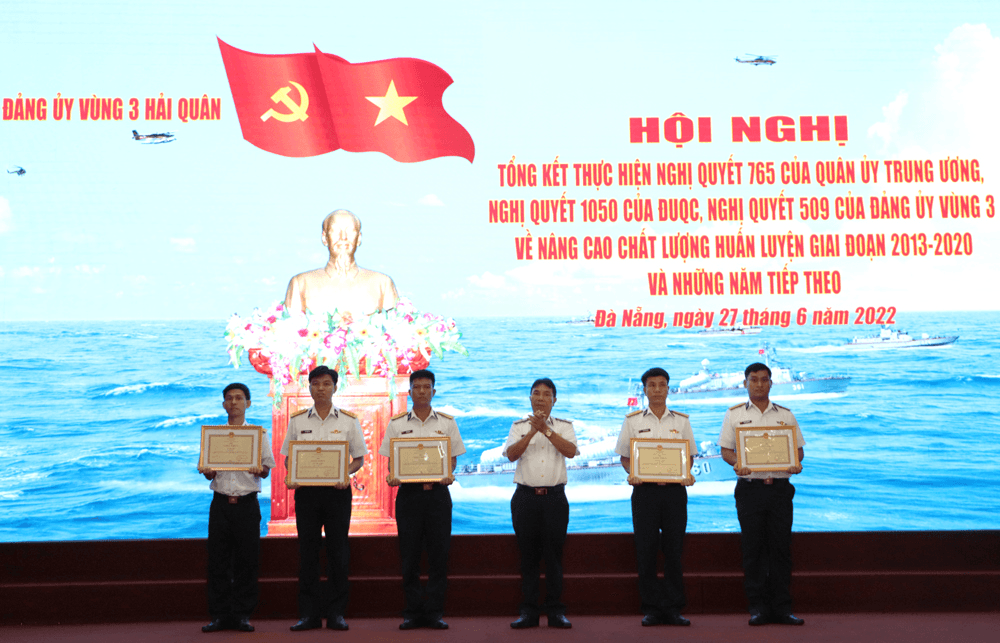 Đảng ủy Vùng 3 Hải quân tổng kết 10 năm thực hiện Nghị quyết 765 của Quân ủy Trung ương