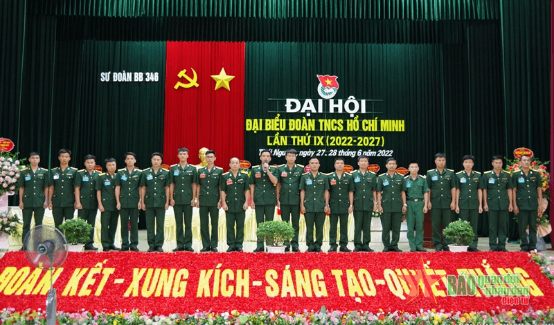 Sư đoàn 346 tổ chức thành công Đại hội đại biểu Đoàn TNCS Hồ Chí Minh