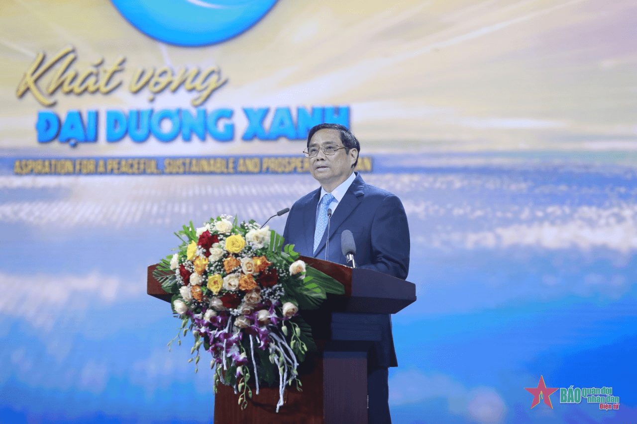 Thủ tướng Phạm Minh Chính: Việt Nam thể hiện quyết tâm mạnh mẽ chung tay cùng cộng đồng hướng đến đại dương xanh