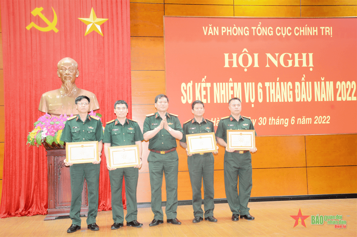 Văn phòng Tổng cục Chính trị sơ kết nhiệm vụ 6 tháng đầu năm 2022