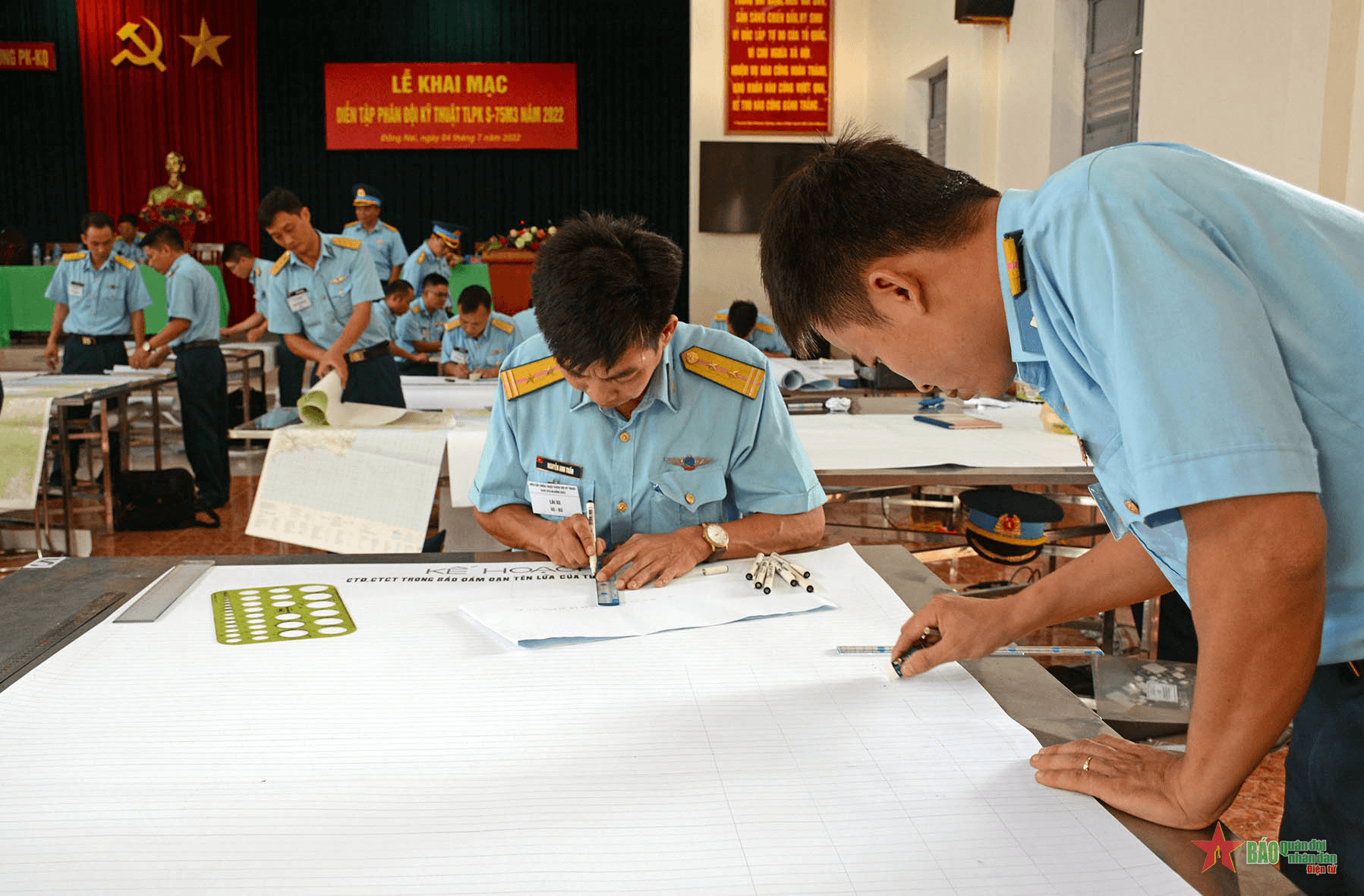 Khai mạc diễn tập chiến thuật phân đội kỹ thuật tên lửa phòng không S-75M3 năm 2022