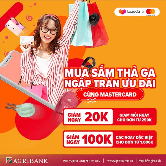 Nhận ưu đãi và trải nghiệm hấp dẫn cho người dùng Agribank MasterCard