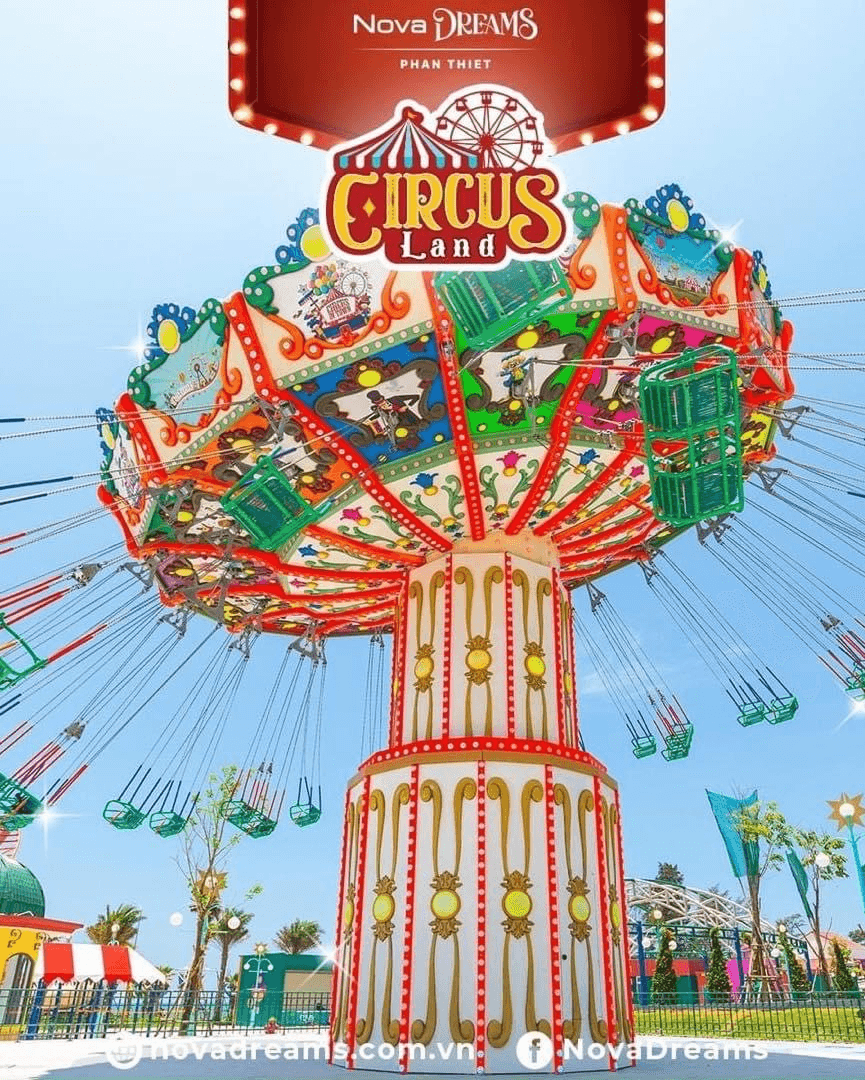 Công viên giải trí ven biển Circus Land chính thức mở cửa tại NovaWorld Phan Thiet