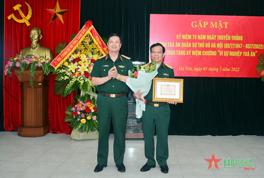Kỷ niệm 75 năm Ngày truyền thống ngành tòa án quân sự Thủ đô Hà Nội