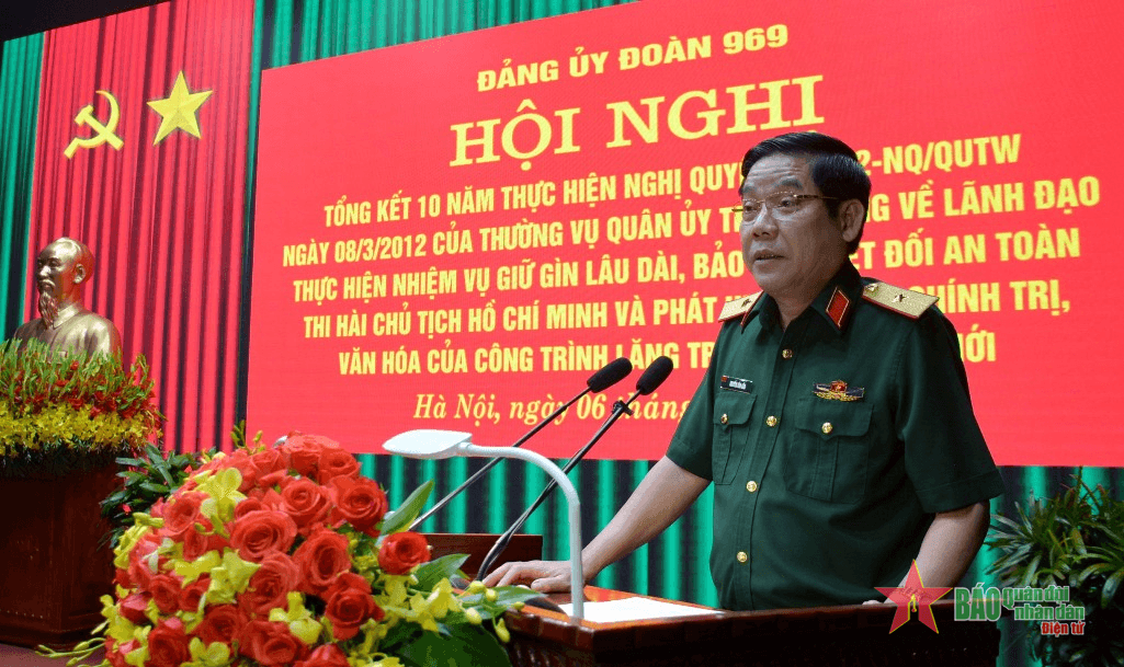 Đảng ủy Đoàn 969 tổng kết 10 năm thực hiện Nghị quyết 122-NQ/QUTW