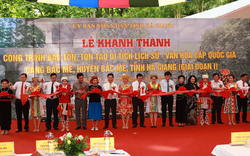 Khánh thành công trình bảo tồn, tôn tạo Căng Bắc Mê