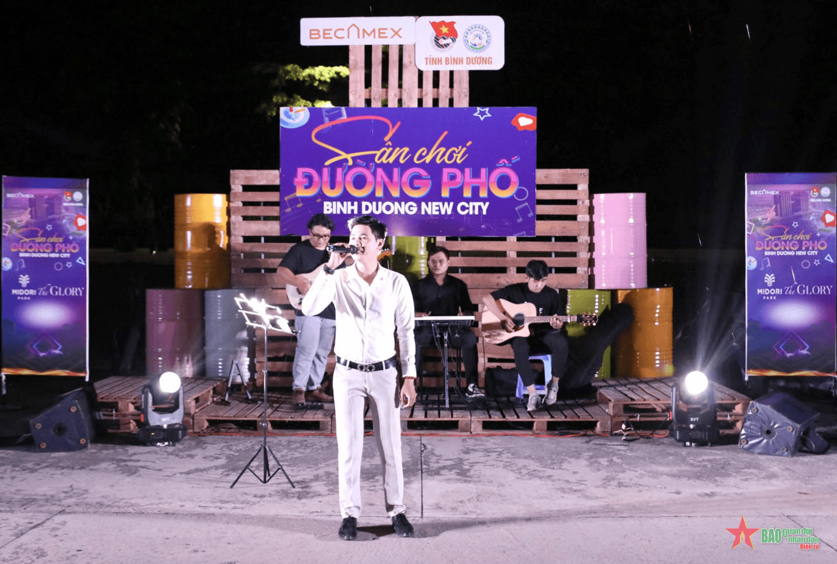 Âm nhạc quê hương vào “Sân chơi đường phố” – Binh Duong new city