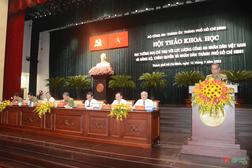 Hội thảo khoa học “Đại tướng Mai Chí Thọ với lực lượng công an nhân dân Việt Nam và Đảng bộ, chính quyền, nhân dân TP Hồ Chí Minh”
