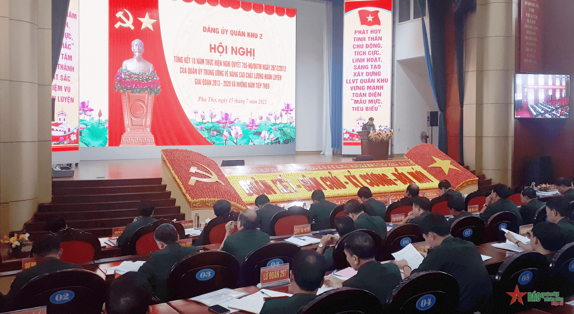 Đảng ủy Quân khu 2 tổng kết 10 năm thực hiện Nghị quyết 765
