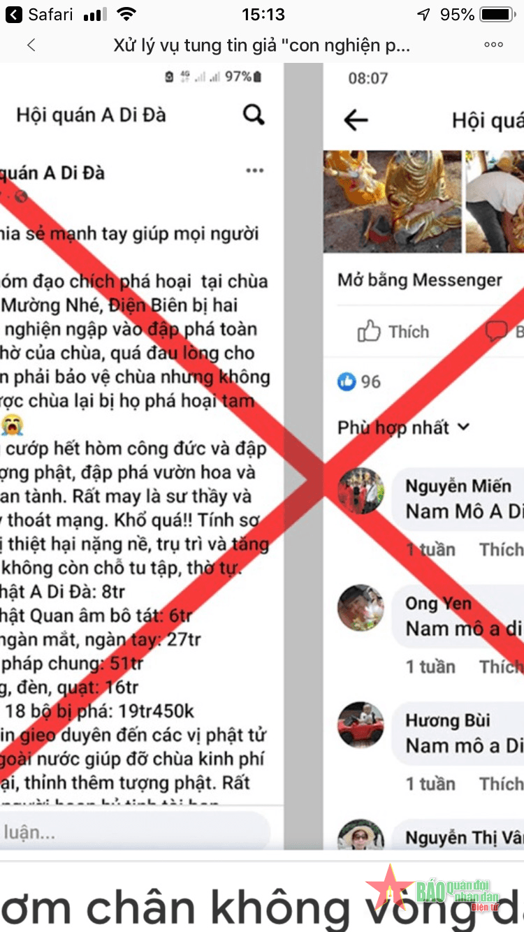 Điện Biên: Cần xử lý nghiêm hành vi tung tin giả để trục lợi