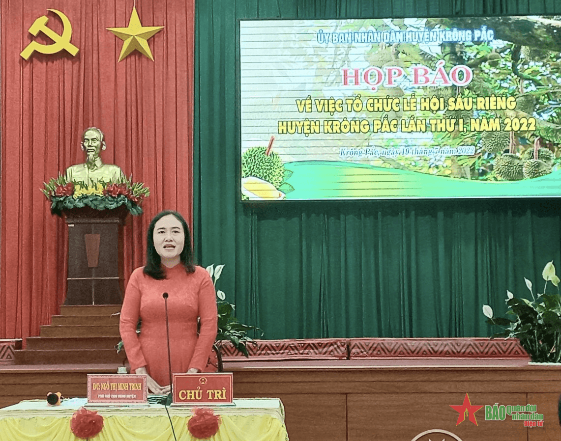 Lễ hội Sầu riêng Krông Pắc lần thứ nhất sẽ tổ chức vào đầu tháng 9