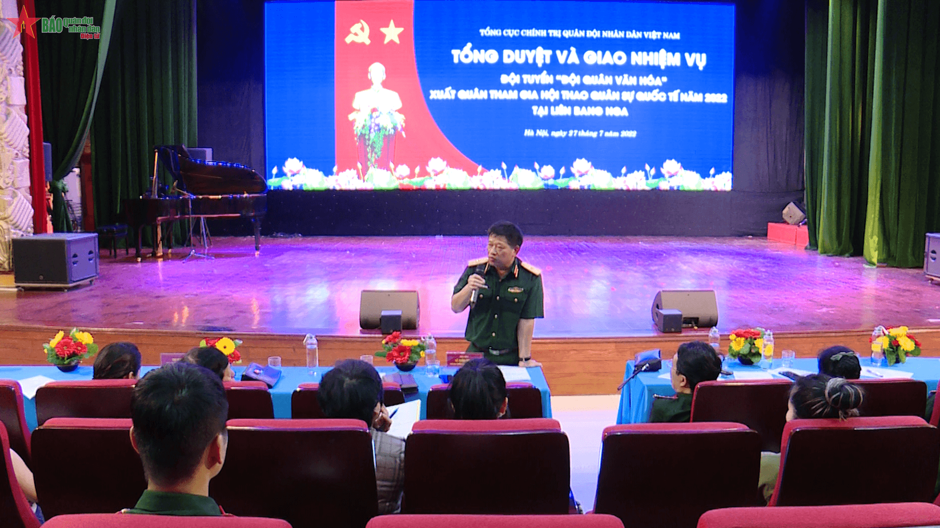 Thông qua các tiết mục của Đội tuyển “Đội quân văn hóa” tham dự Army Games 2022