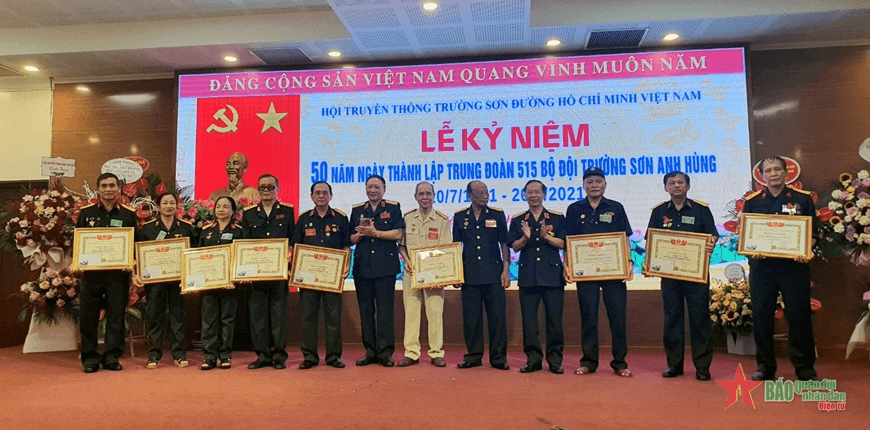 Gặp mặt truyền thống Trung đoàn 515 Trường Sơn