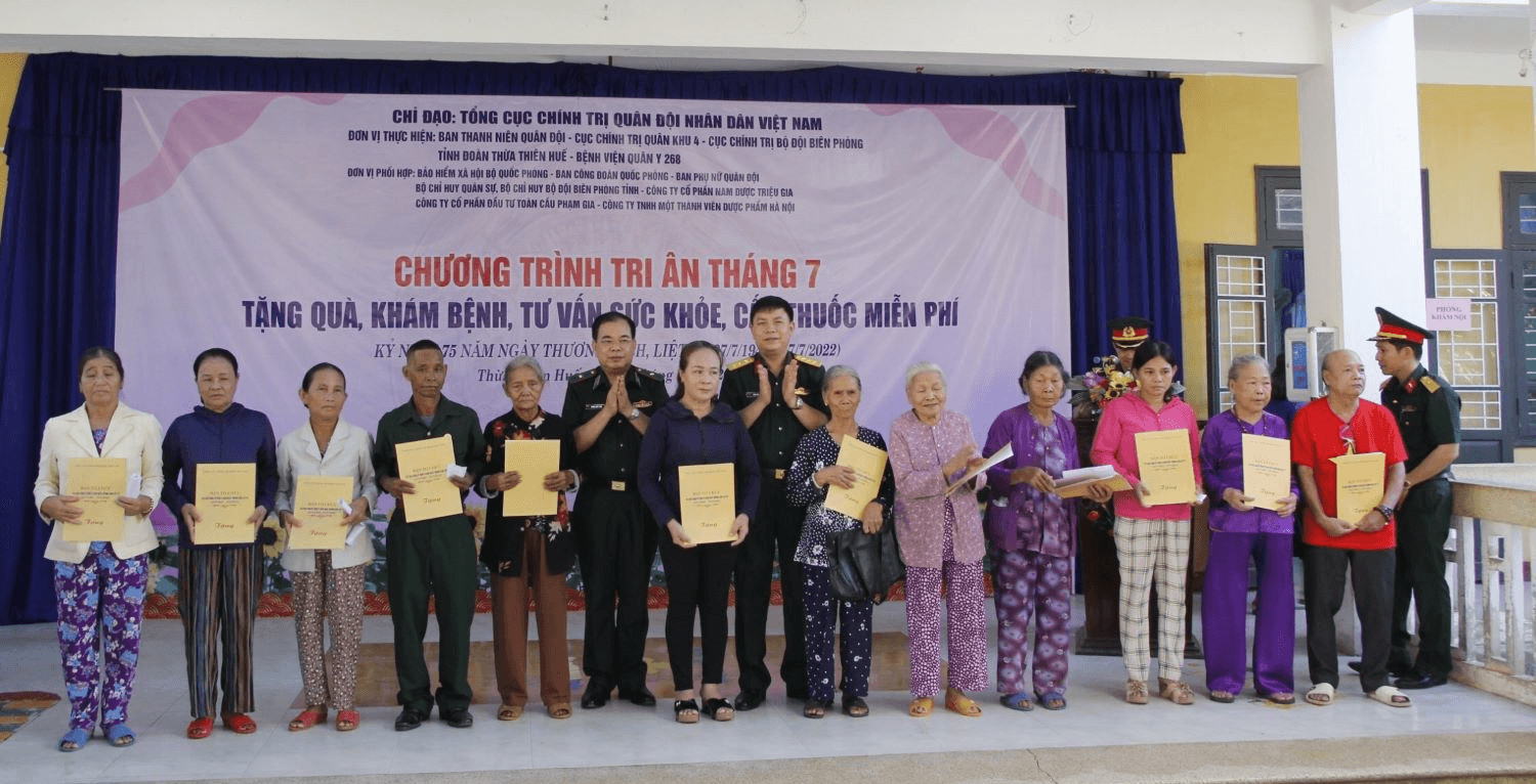 Tuổi trẻ quân đội tổ chức các hoạt động tri ân trên địa bàn Thừa Thiên Huế