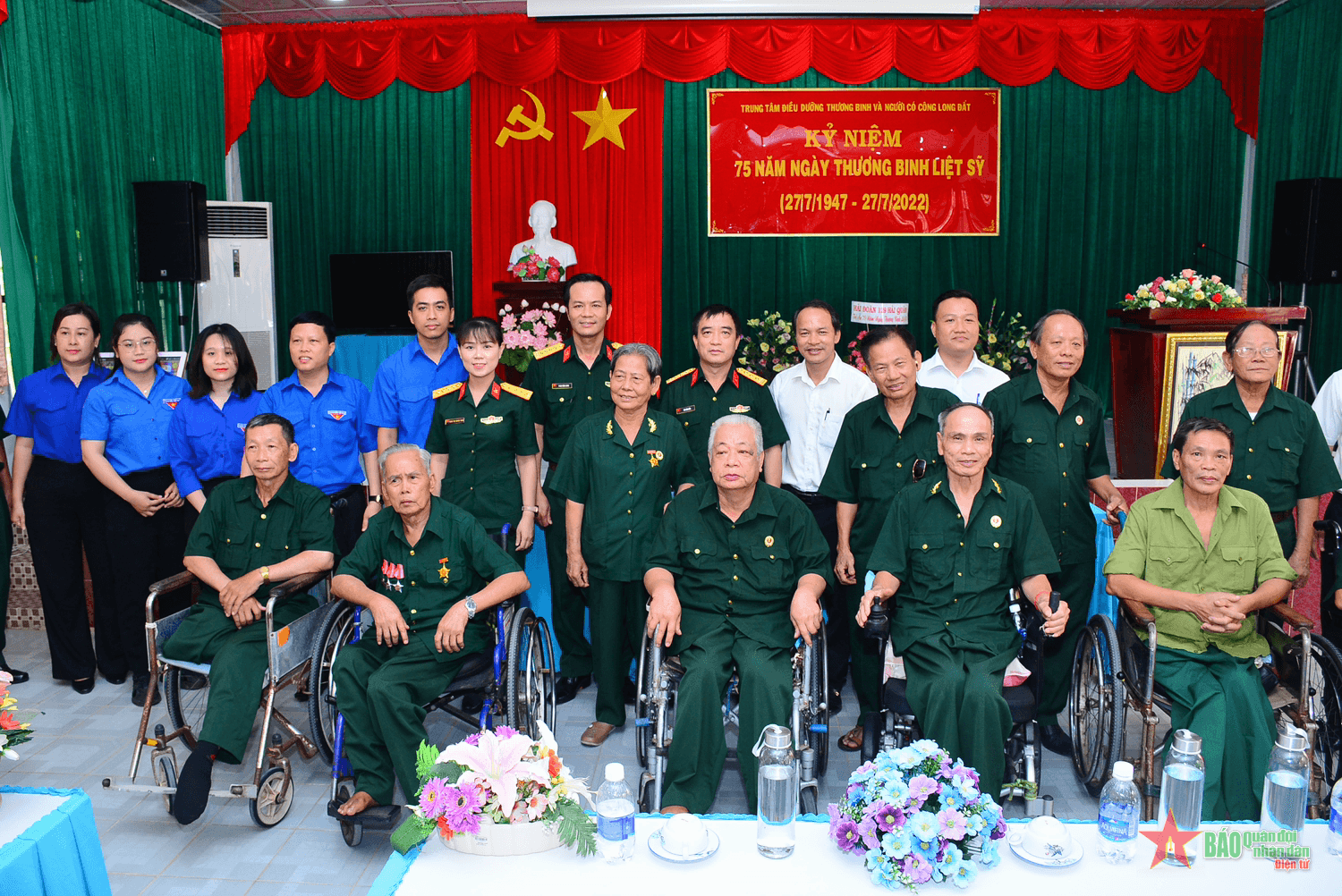 Tổng công ty 28 dâng hương tưởng niệm Anh hùng liệt sĩ Võ Thị Sáu, thăm, tặng quà thương binh, bệnh binh
