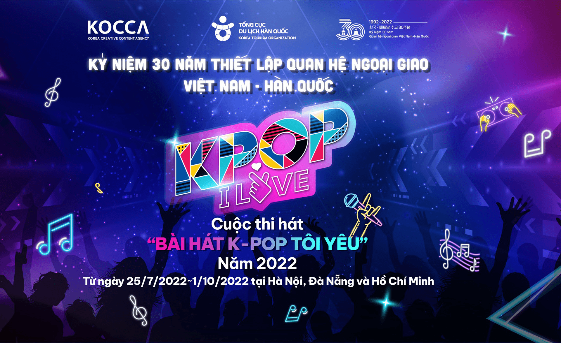 Tổ chức cuộc thi hát “Bài hát K-pop tôi yêu”