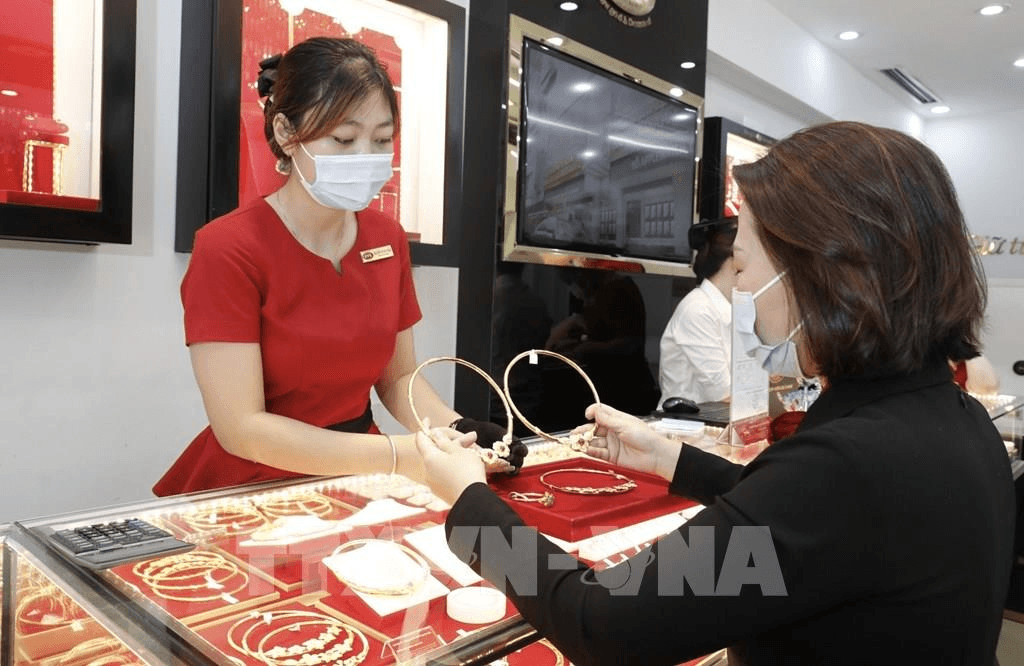 Vàng giao dịch ổn định