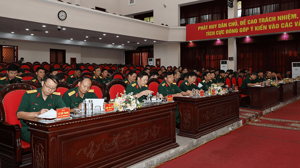 Trường Sĩ quan Lục quân 1 tổng kết thực hiện Nghị quyết 765 của Quân ủy Trung ương