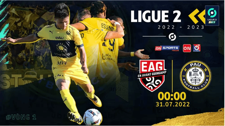 Quang Hải được Pau FC đăng ký thi đấu trận mở màn Ligue 2
