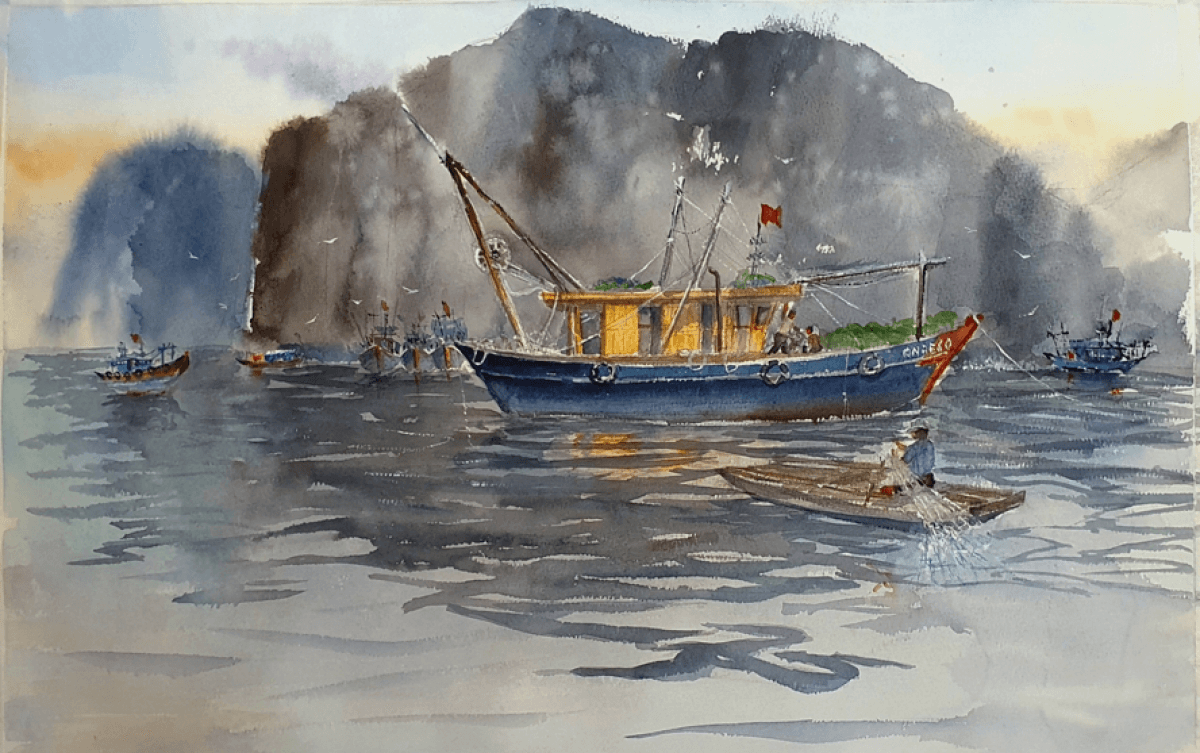 Triển lãm tranh “Hội ngộ sắc màu”