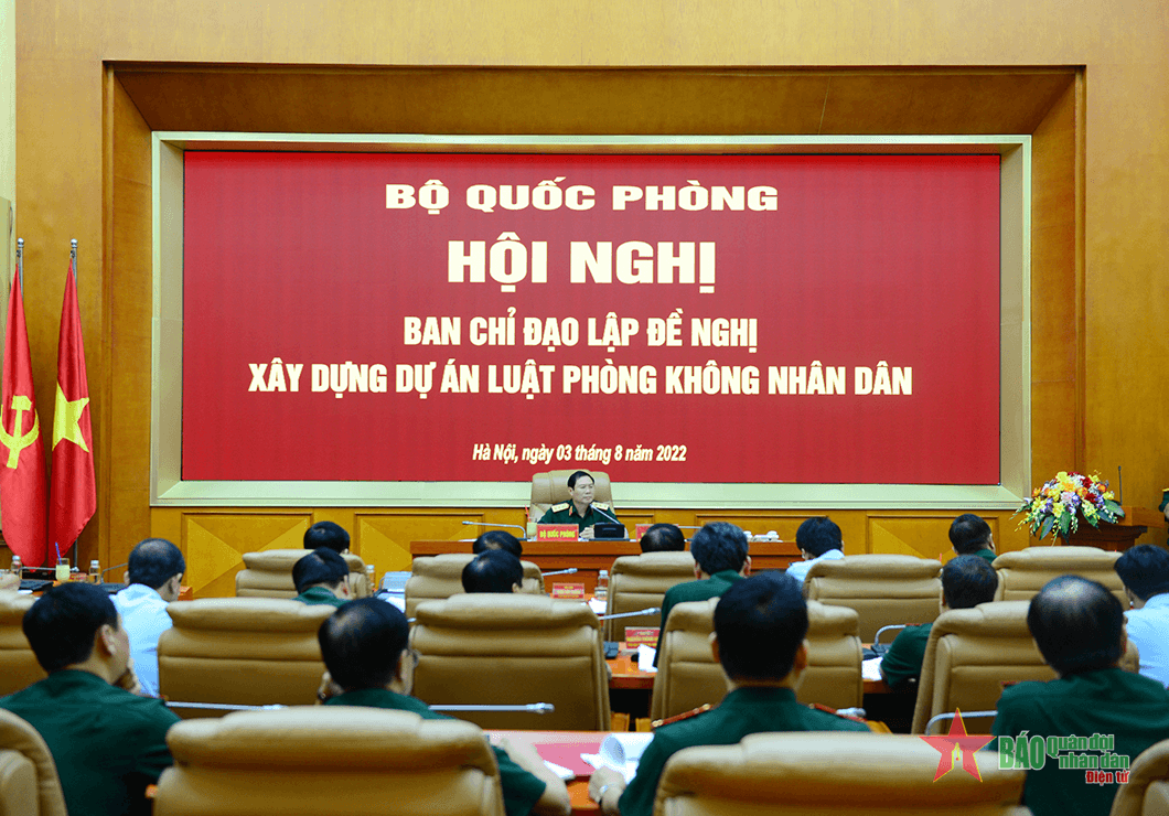 Đẩy nhanh hoàn thiện Dự án Luật Phòng không nhân dân