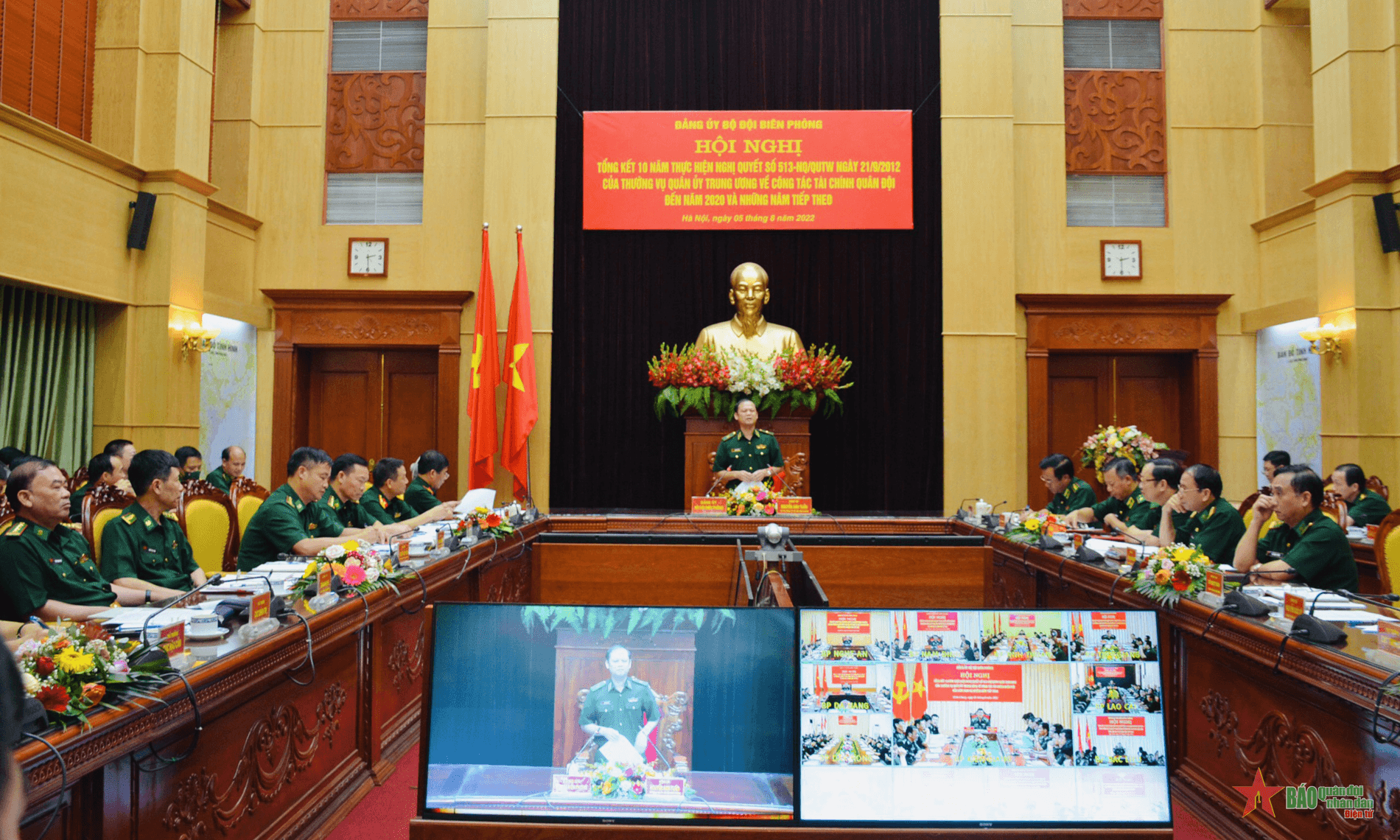 Đảng ủy Bộ đội Biên phòng tổng kết 10 năm thực hiện Nghị quyết 513 về công tác tài chính