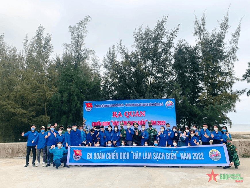 Đồn Biên phòng Trà Cổ: Hiện thực hóa Chiến dịch “Hãy làm sạch biển”