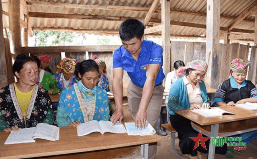 Gieo chữ bản vùng cao Tây Bắc