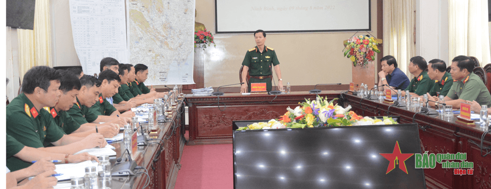 Ninh Bình tập trung chỉ đạo và triển khai có hiệu quả công tác Phòng không nhân dân