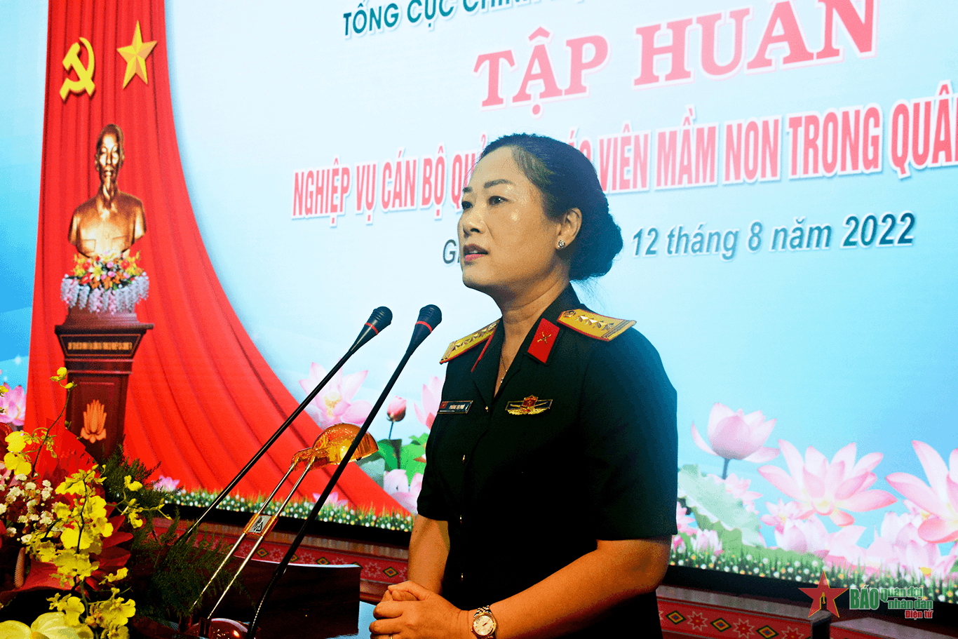 Khai mạc tập huấn nghiệp vụ cán bộ quản lý, giáo viên mầm non toàn quân