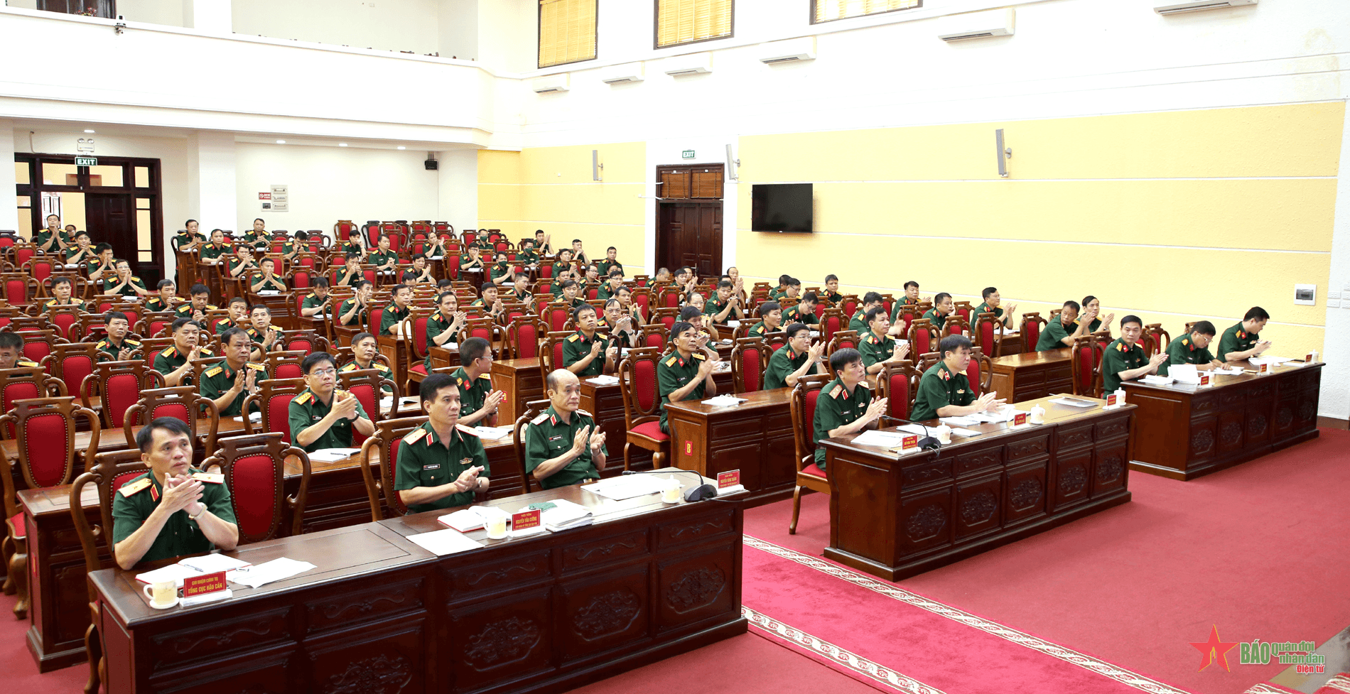 Đảng ủy Tổng cục Hậu cần tổ chức nghiên cứu, học tập, quán triệt Nghị quyết Trung ương 5