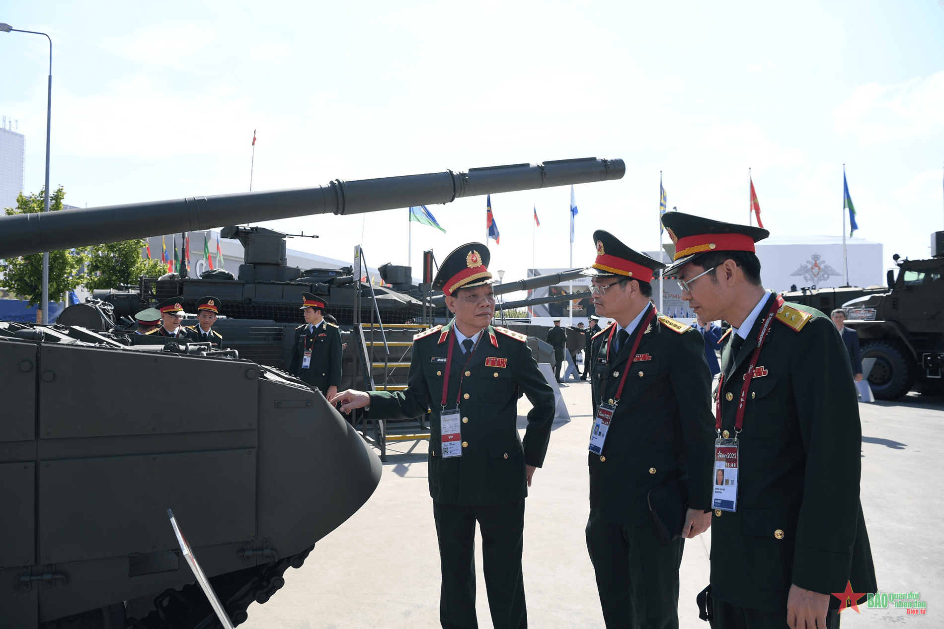 Đoàn đại biểu cấp cao Quân đội nhân dân Việt Nam tham dự Diễn đàn Army 2022