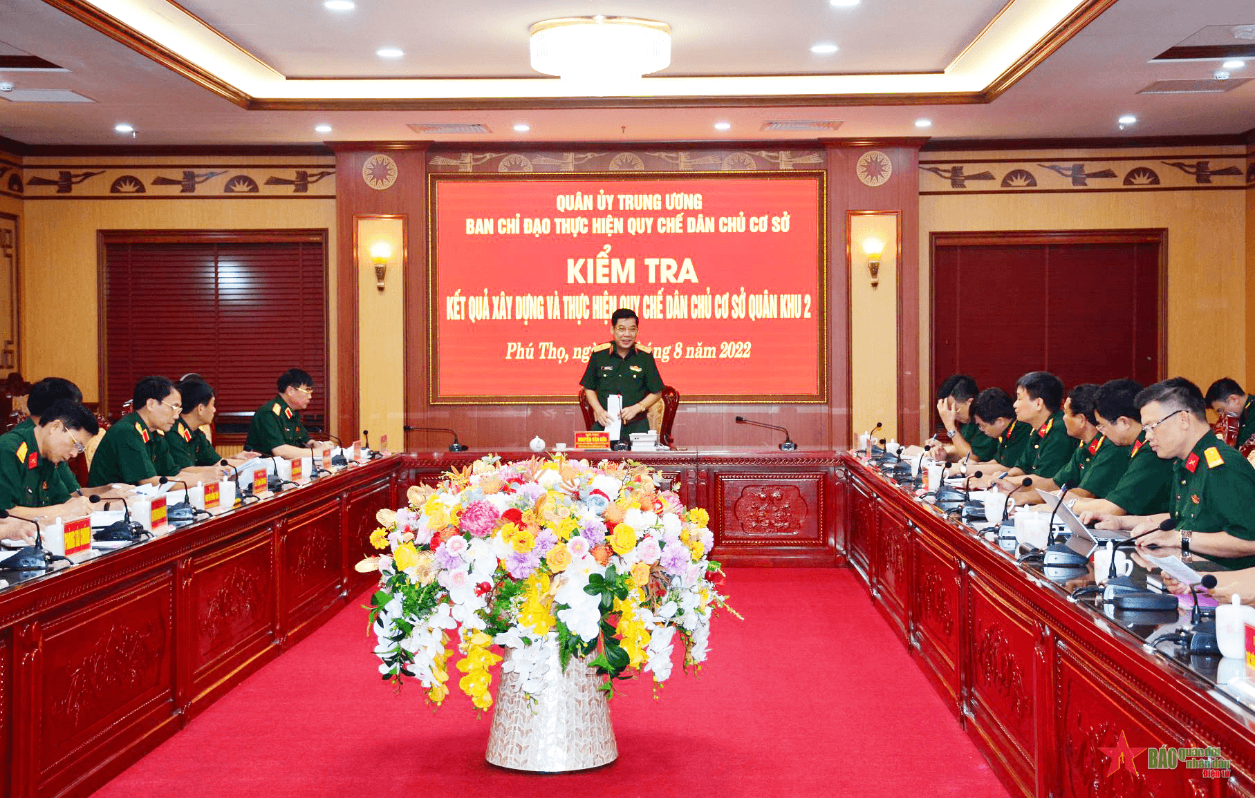 Quân khu 2 chỉ đạo, triển khai thực hiện tốt quy chế dân chủ cơ sở