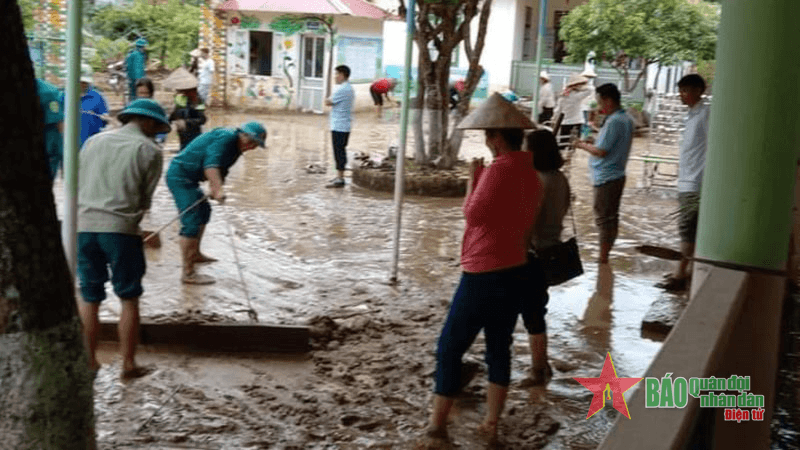 Điện Biên: Mưa lớn gây thiệt hại nhiều hoa màu và cơ sở vật chất
