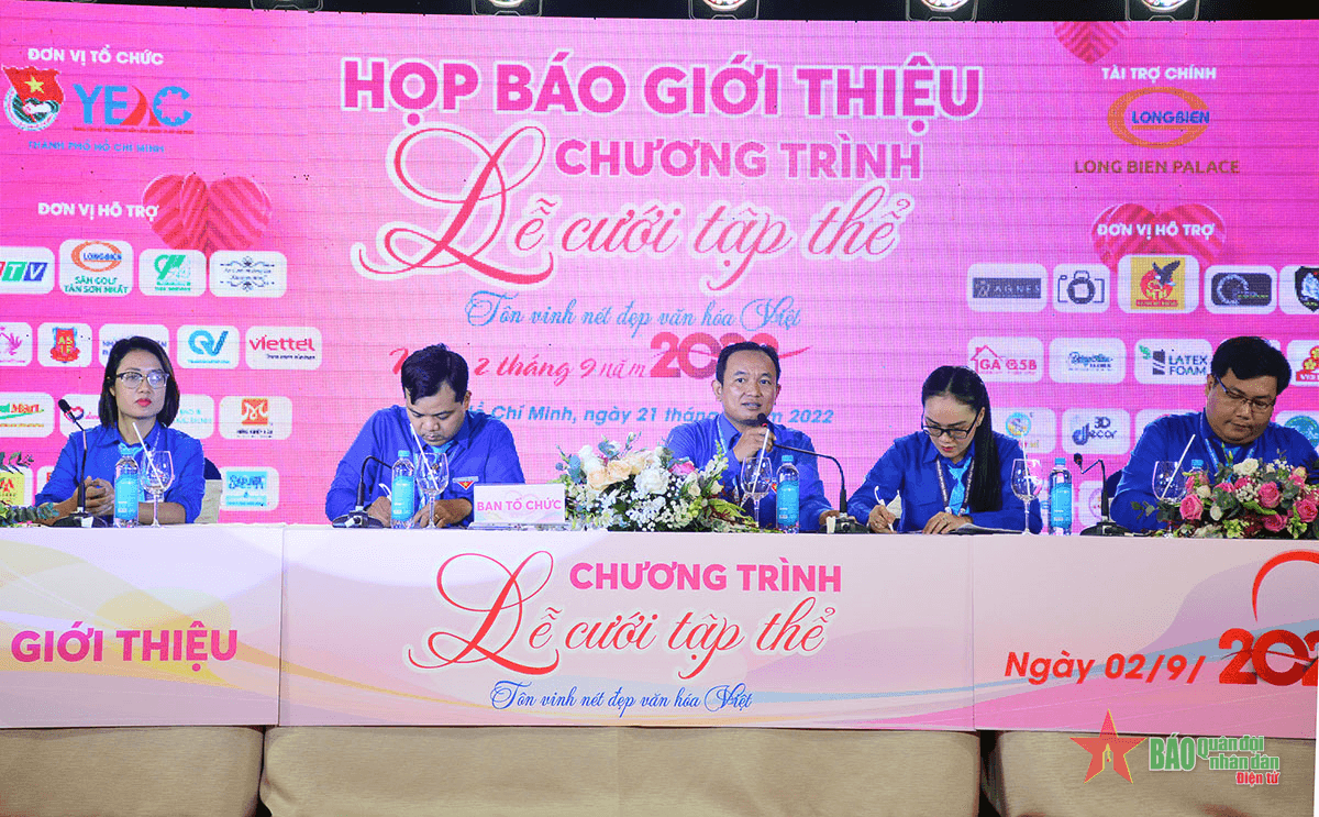 Tổ chức lễ cưới tập thể cho 100 cặp đôi vào ngày 2-9