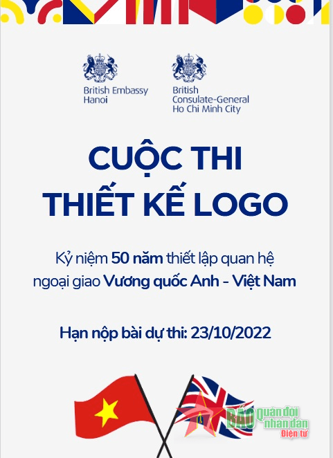 Cuộc thi thiết kế logo kỷ niệm 50 năm quan hệ ngoại giao Vương quốc Anh - Việt Nam