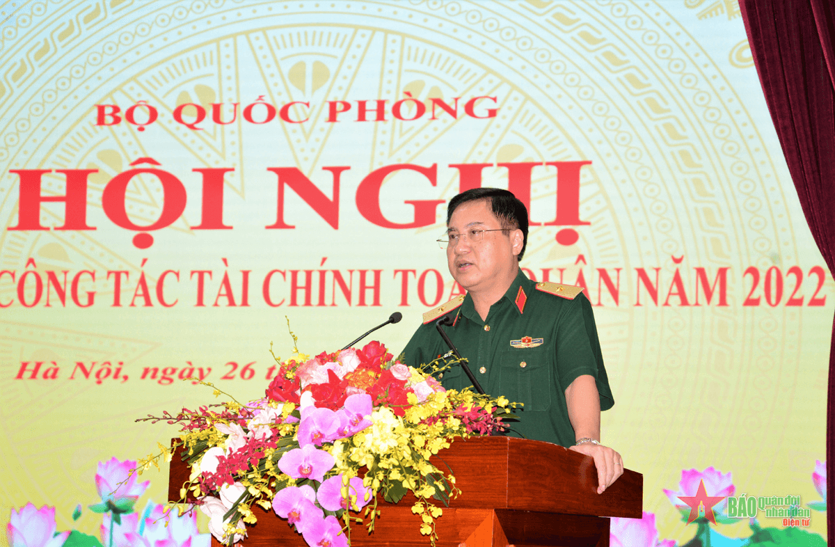 Bộ Quốc phòng tập huấn công tác tài chính toàn quân năm 2022