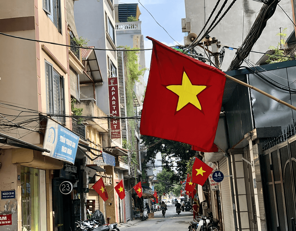 Hà Nội trang hoàng đón Quốc khánh 2-9