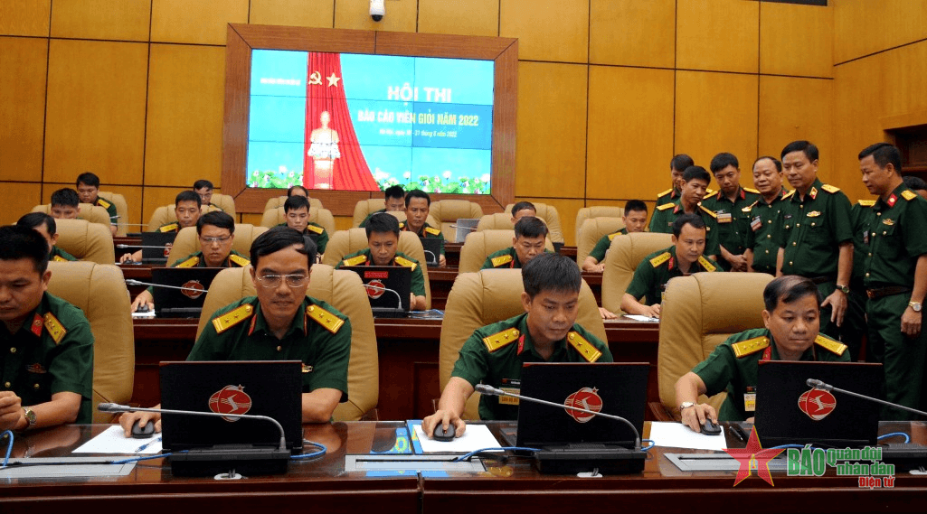 Binh chủng Thông tin liên lạc khai mạc Hội thi báo cáo viên giỏi năm 2022
