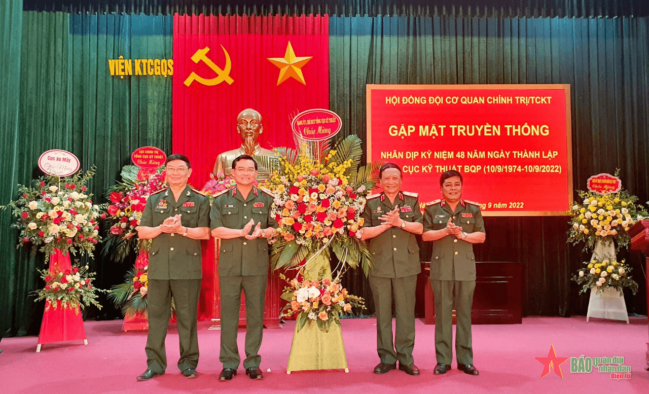 Gặp mặt kỷ niệm 48 năm Ngày Thành lập Tổng cục Kỹ thuật