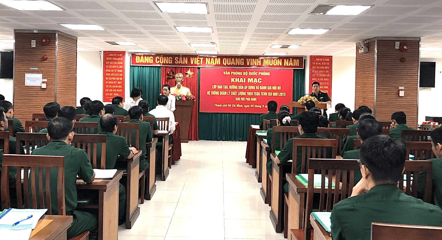 Đào tạo, hướng dẫn áp dụng hệ thống quản lý chất lượng tiêu chuẩn quốc gia cho các đơn vị quân đội ở phía Nam