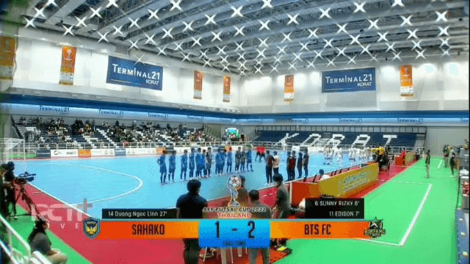 Kết quả AFF futsal Cup 2022: Sahako FC thua đáng tiếc trước Bintang Timur Surabaya FC