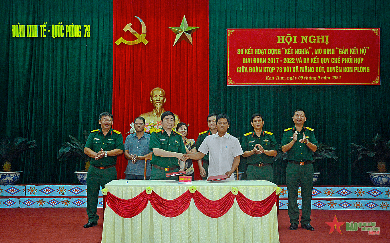 Đoàn Kinh tế - Quốc phòng 78 linh hoạt, sáng tạo trong hoạt động kết nghĩa